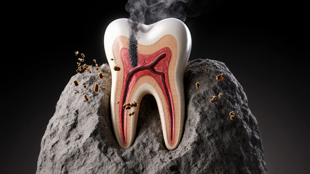 Zubní kámen se mění v bakterie, které pronikají do krevního oběhu k srdci.