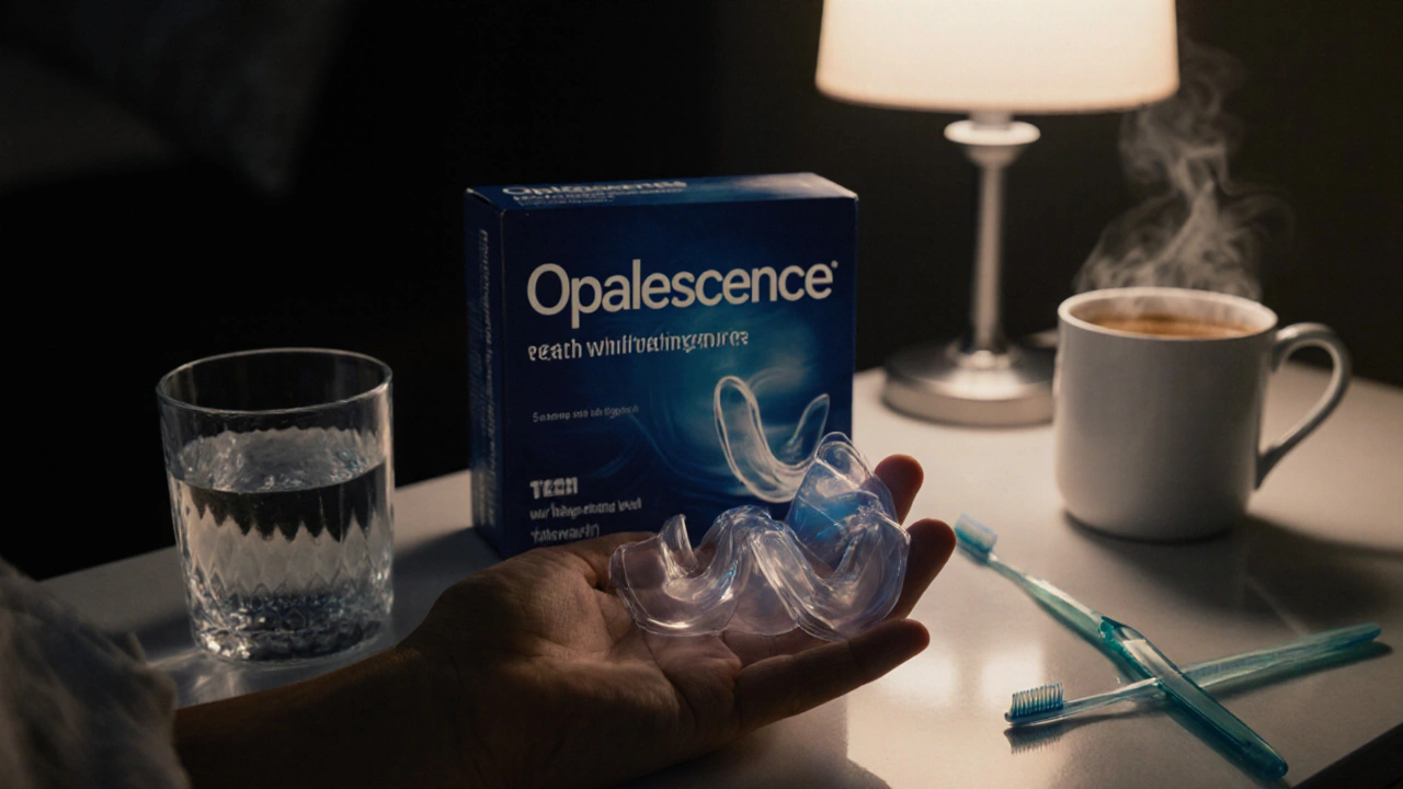 Jak dlouho mít Opalescence: správná doba nosení bělicích šátečků