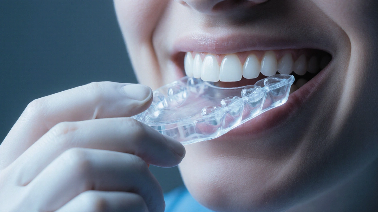 Jak dlouho nechat působit peroxid na zuby při bělení?