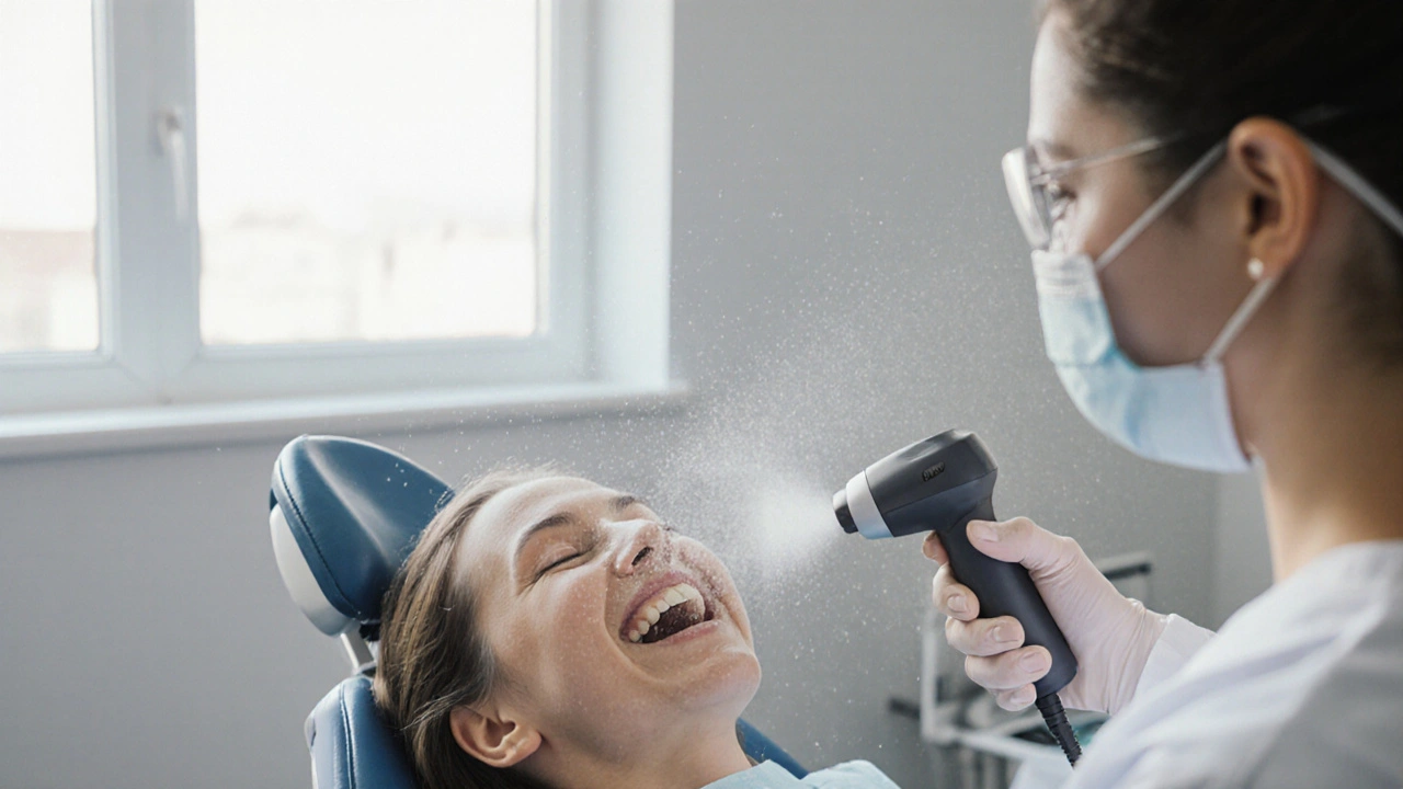 Pískování zubů: Rychlý a efektivní způsob čištění zubů