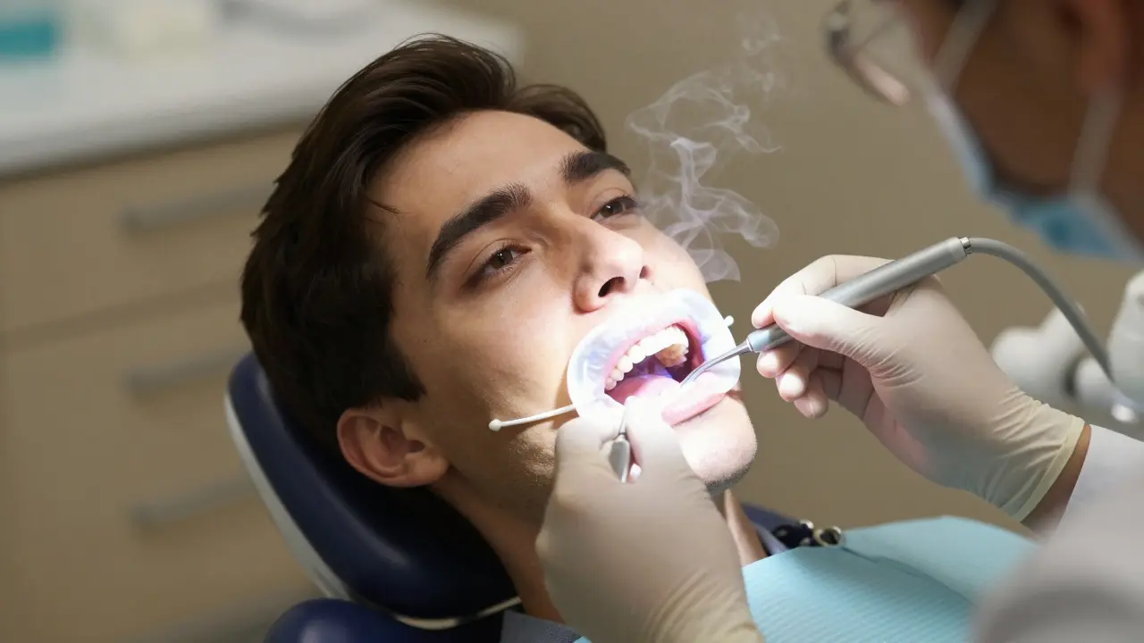 Jak bolí bělení zubů? Pravda o bolesti a co očekávat při domácím i profesionálním bělení