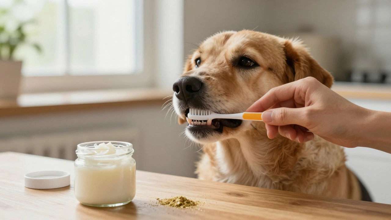 Jak vyrobit zubní pastu pro psy v domácích podmínkách