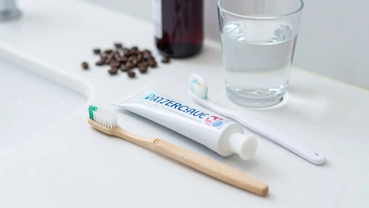 Hygienické potřeby pro péči o rovnátka: kartáček a interdentální štětec