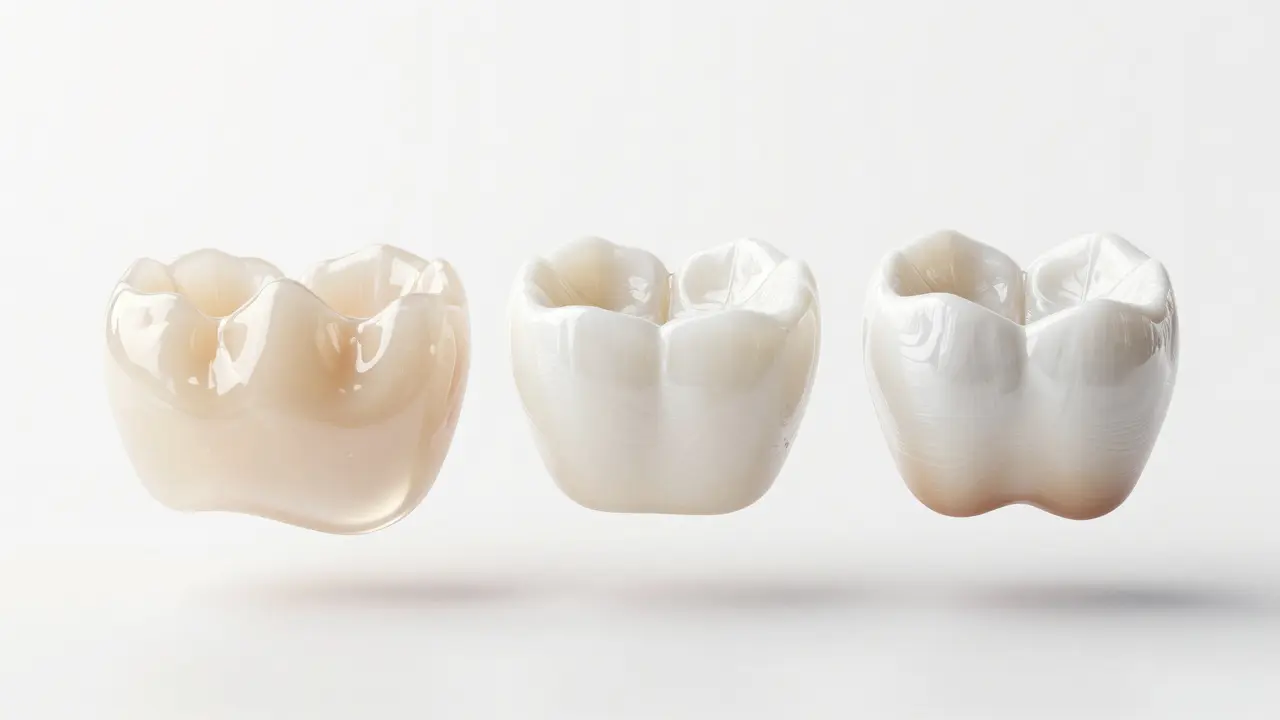 Detailní pohled na různé typy zubních fazet