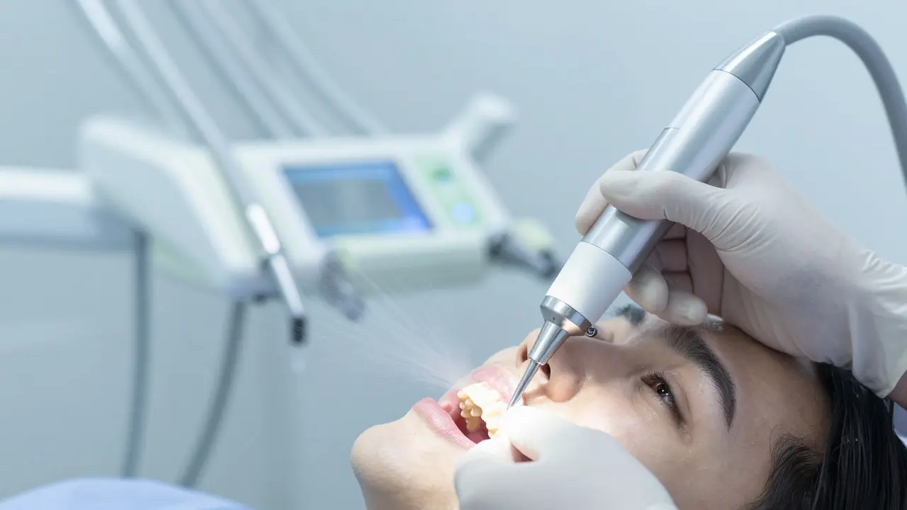 Odstraňování zubního kamene pomocí ultrazvukového scaleru