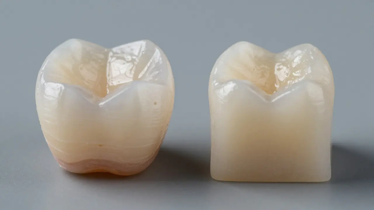 Srovnání materiálu porcelán a cirkonoxid